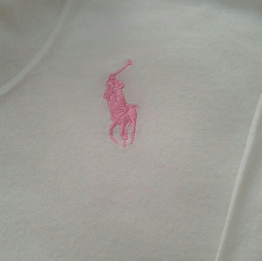 Ralph Lauren Pink Pony Hooded Sweater
